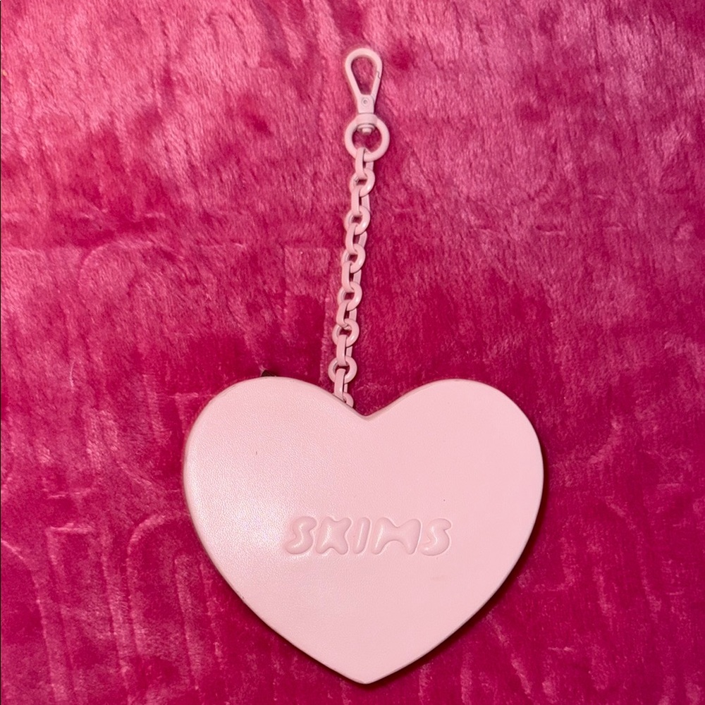 Skims limited edition Pink Heart Keychain